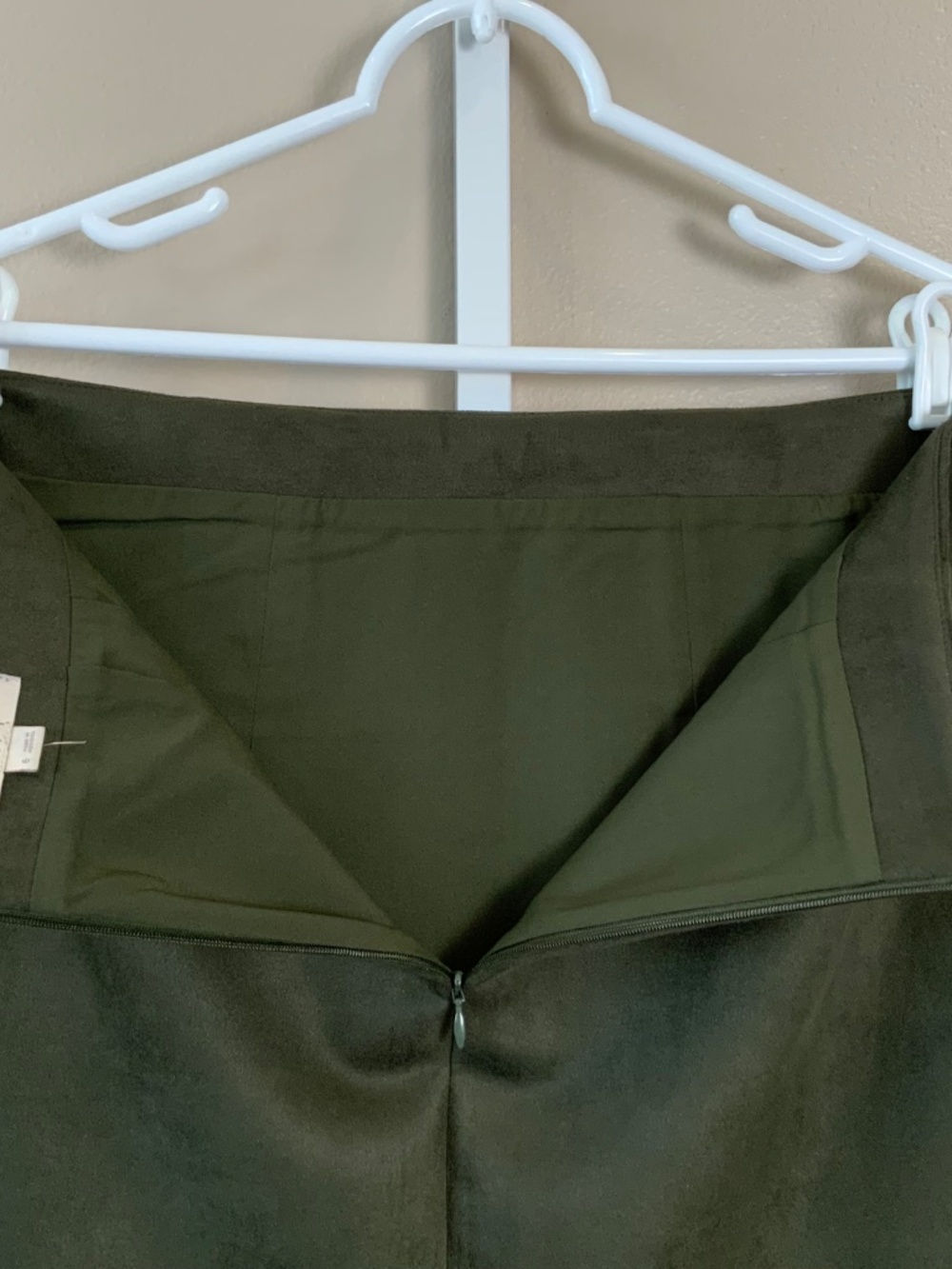 LOFT Faux Suede Sailor Shift Skirt - Picture 15 of 16